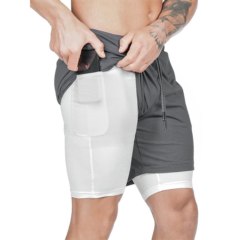 Double-layered Quick-drying Sports Shorts