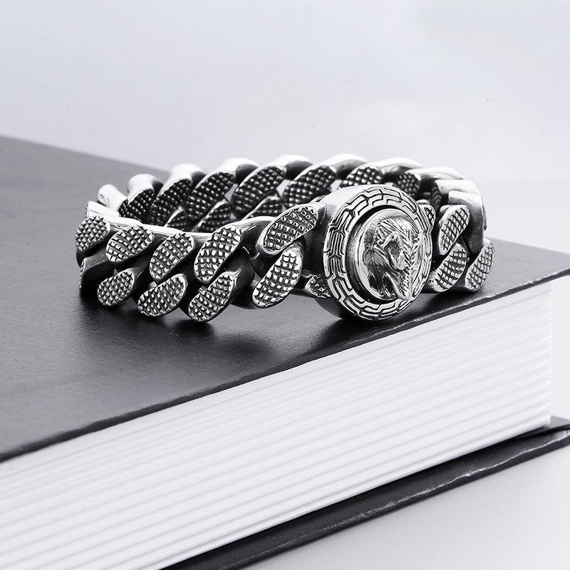 925 Silver Retro Winding Snake Bracelet