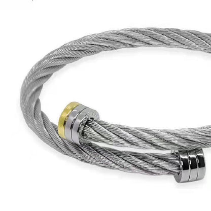 Barbell woven bracelet