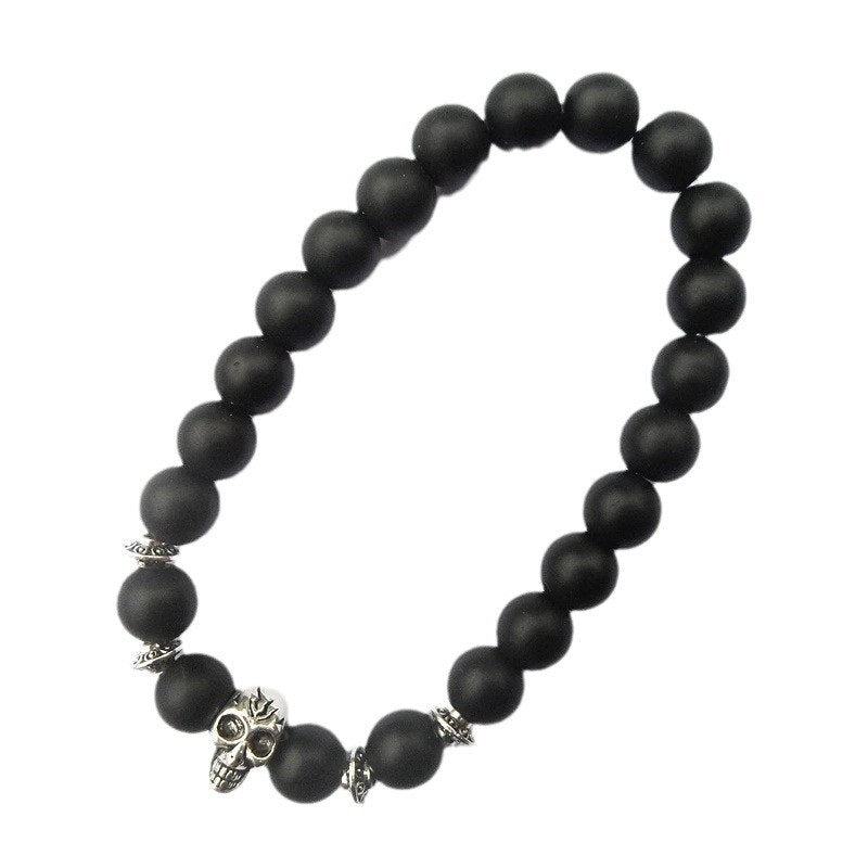 Retro Black Matte Matte Beads