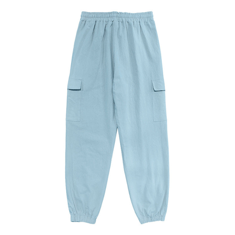 Chictango Cotton Linen Pockets Pants