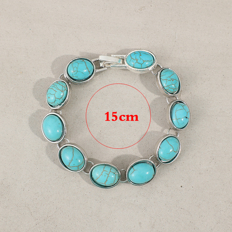 Turquoise Hoop Bracelet