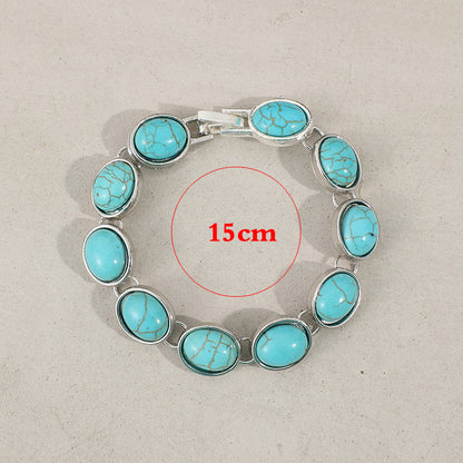 Turquoise Hoop Bracelet