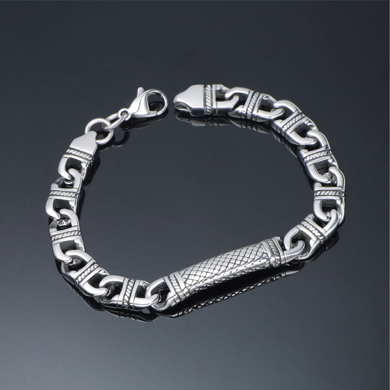 925 Silver Punk Totem Bracelet