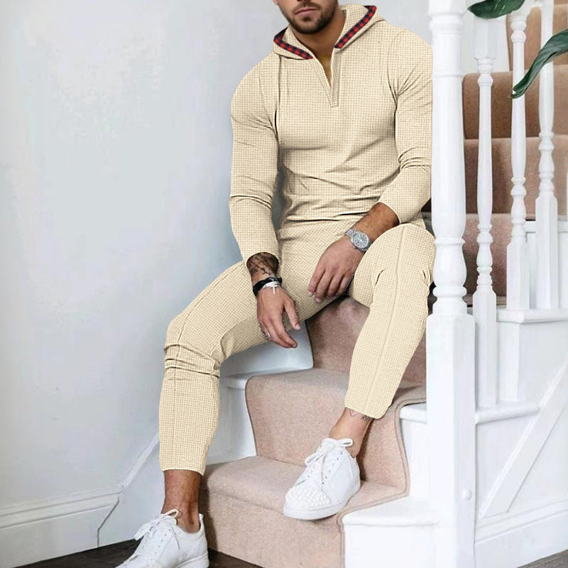 Chictango Contrast Trim Hooded Set