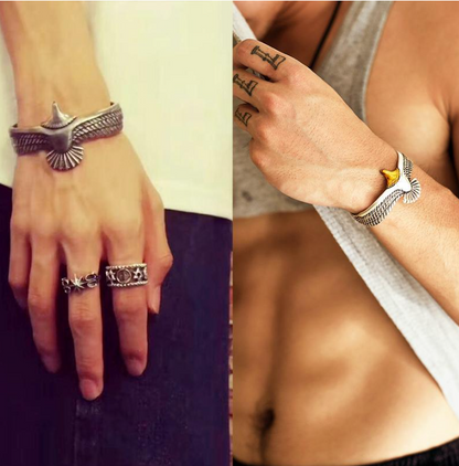 925 Silver energy eagle Bracelet