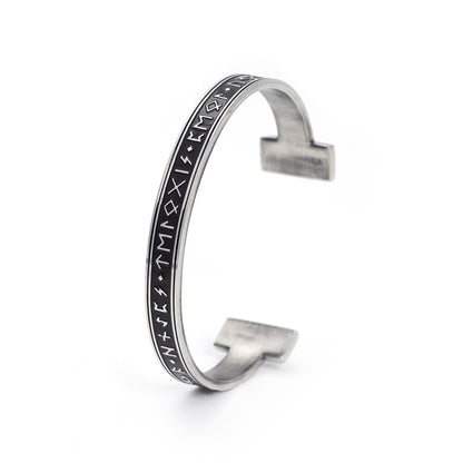 Numeral Letter Open Adjustable Bracelet