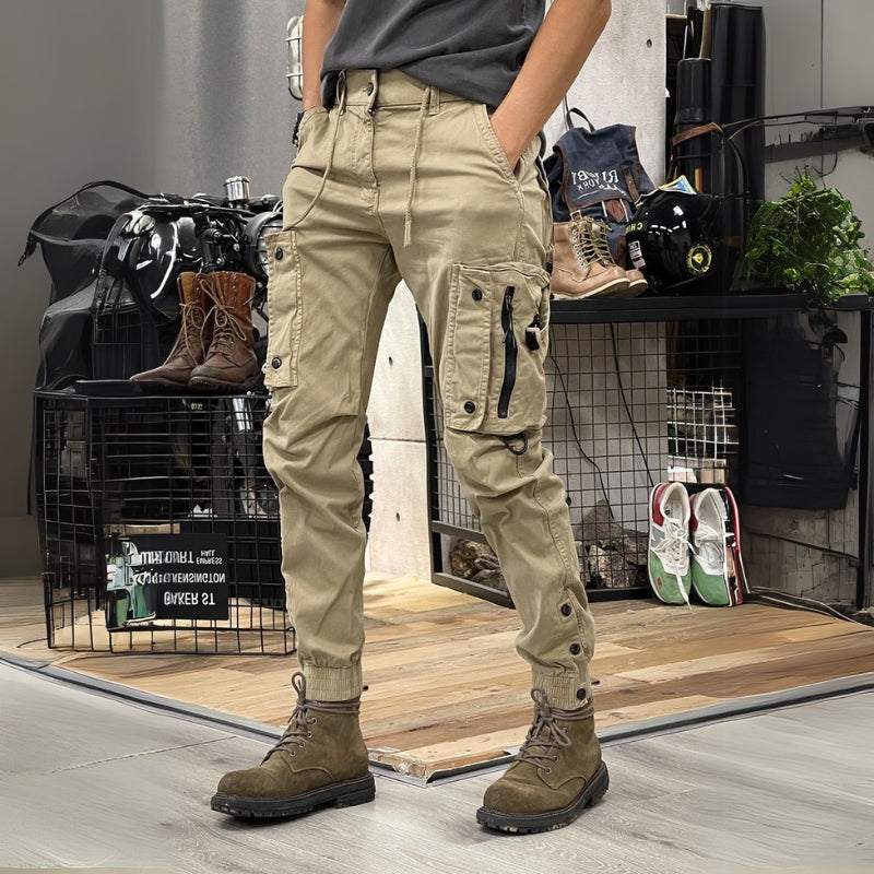 Chictango Pockets Slim Cargo Pants