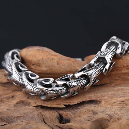 925 Silver Vintage Keel Bracelet