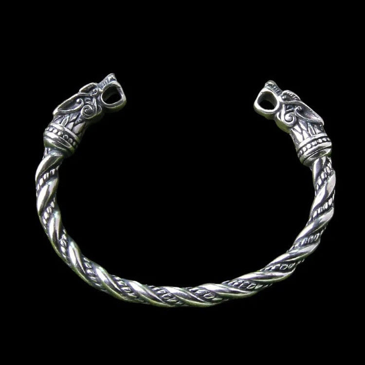 Viking Dual Color Open Odin Bracelet
