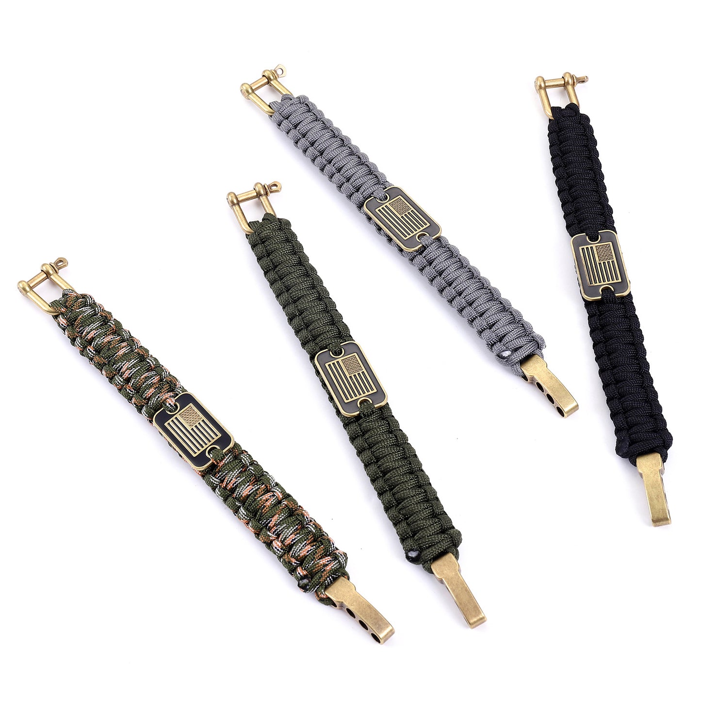 Outdoor Regulator Multifunctional Seven Core Umbrella Rope National Flag Survival Bracelet