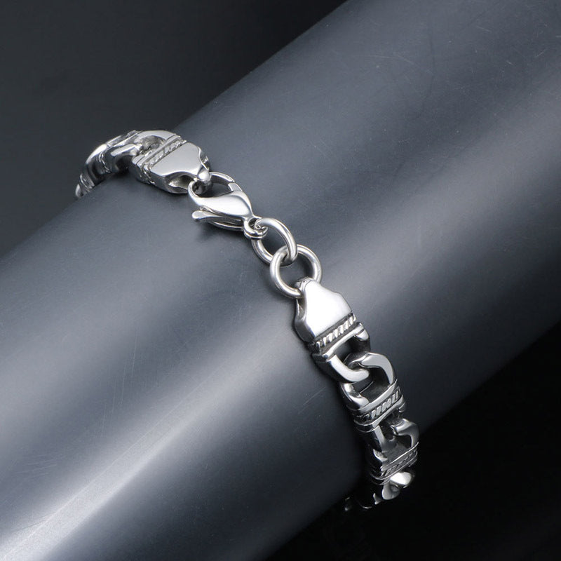 925 Silver Punk Totem Bracelet