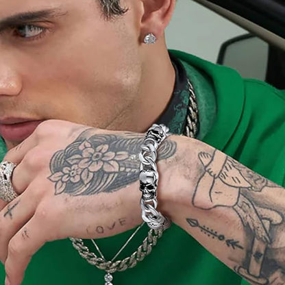 Street Hip Hop Style Skull Bracelet