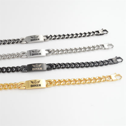Lettering Plain Bracelet
