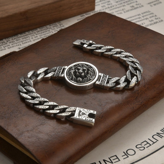 Lion head grand bracelet