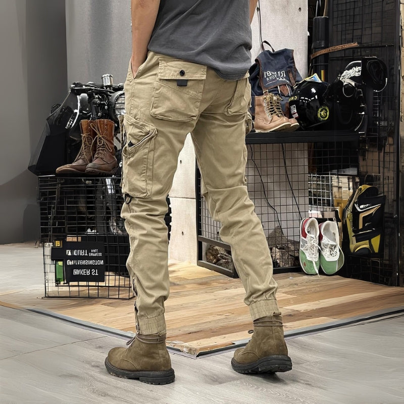 Chictango Pockets Slim Cargo Pants