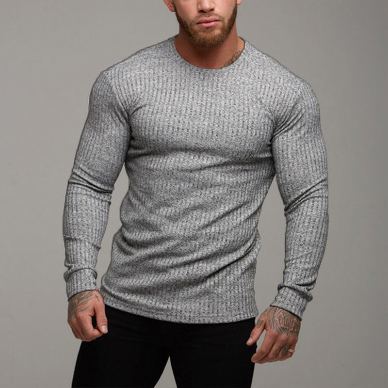 Knit Muscle Fit T-shirt