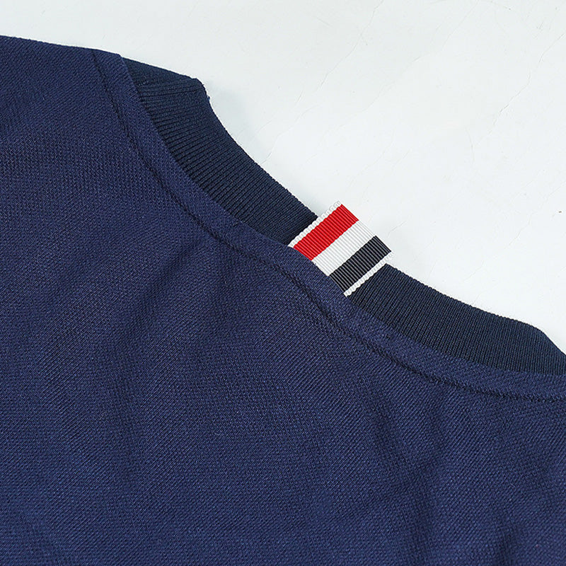 Chictango Four Bars Solid Color Tee