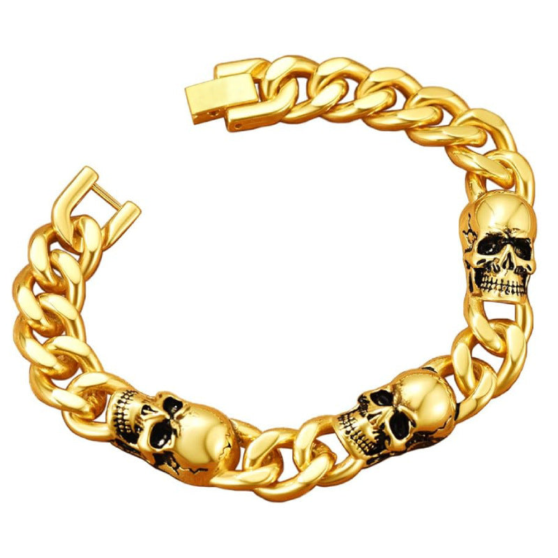 Street Hip Hop Style Skull Bracelet