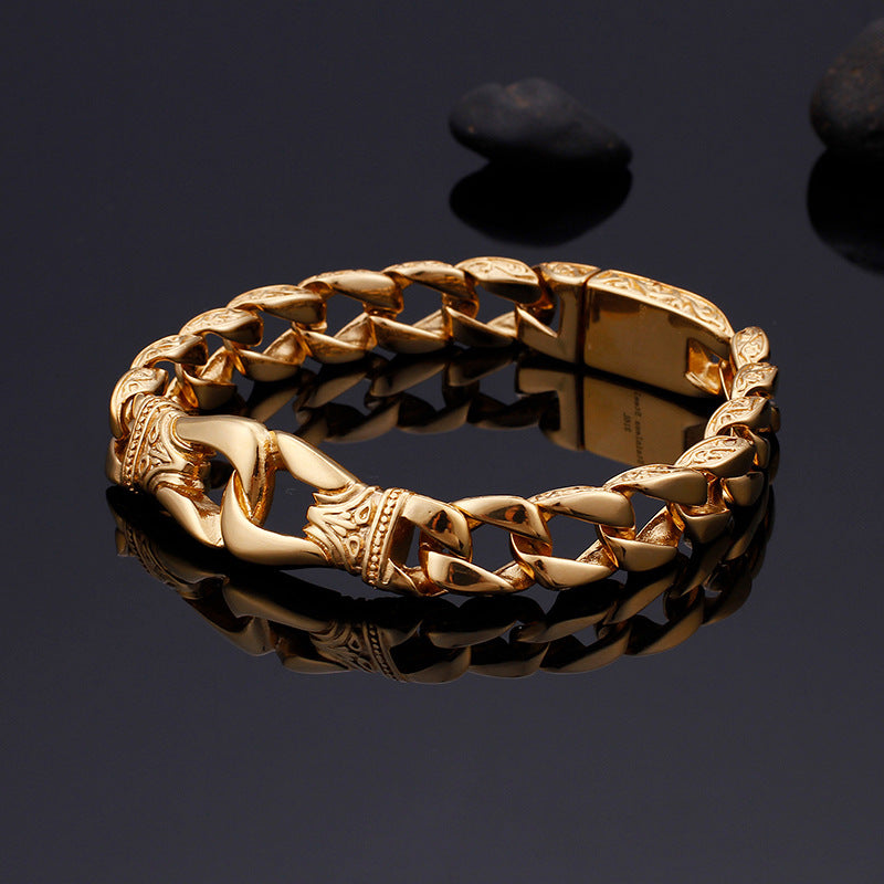 925 Silver Ethnic Pattern Bracelet