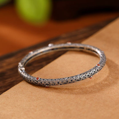 Lucky Cloud Gemstone Adjustable Bracelet