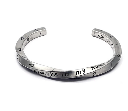 925 Silver Viking Alphabet Bracelet