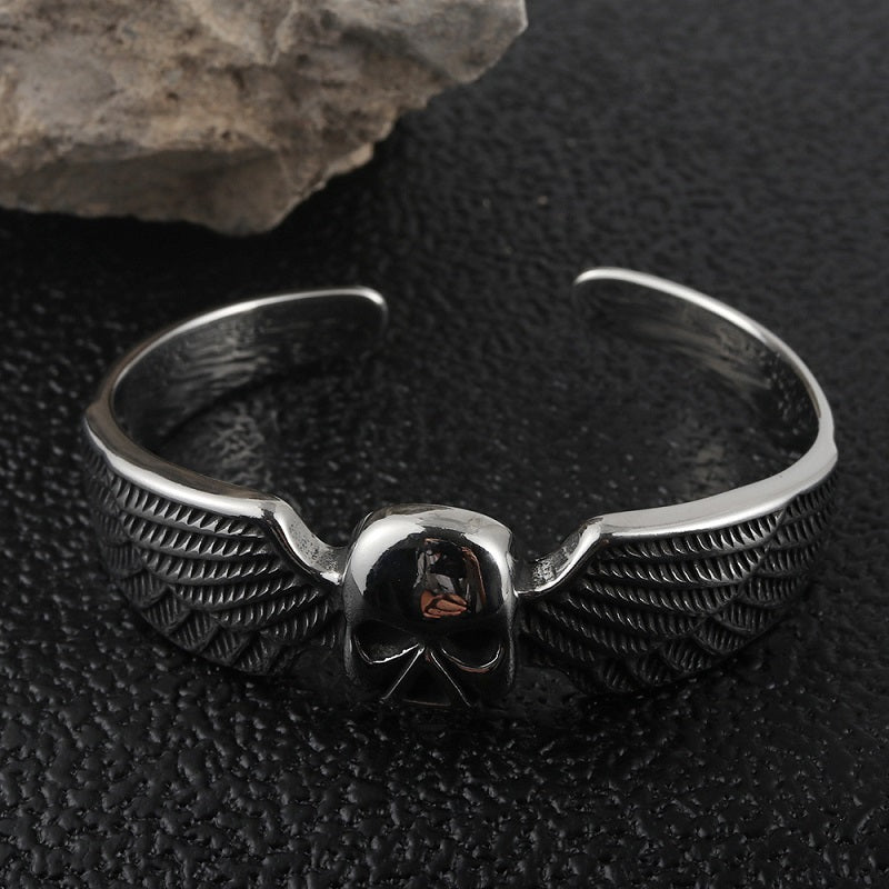 Wing Skull Bracelet
