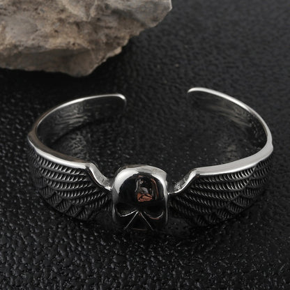 Wing Skull Bracelet