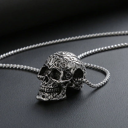 Retro Personalized Skull Men'S Necklace