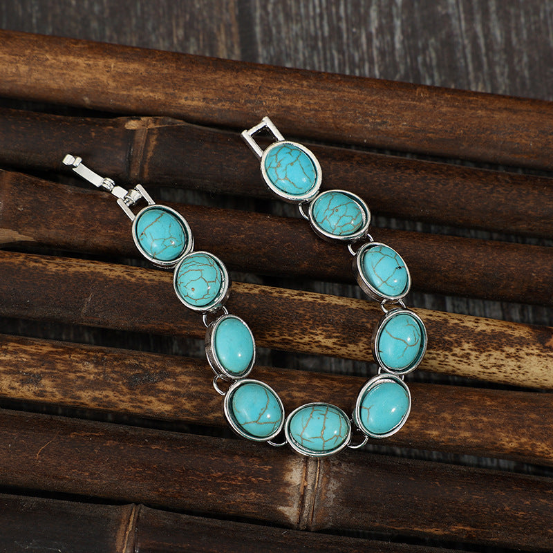 Turquoise Hoop Bracelet