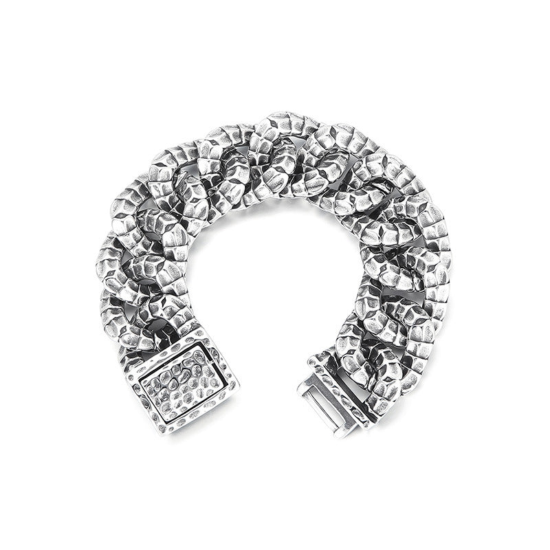 925 Silver Retro Winding Snake Bracelet