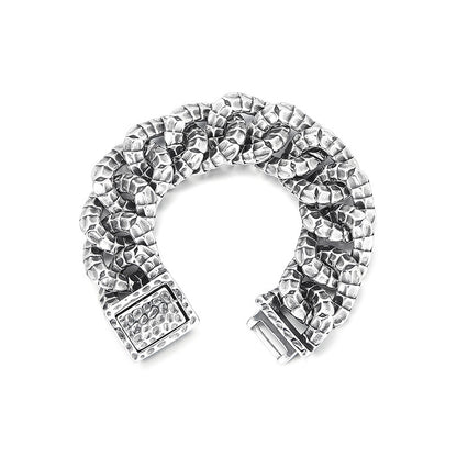 925 Silver Retro Winding Snake Bracelet
