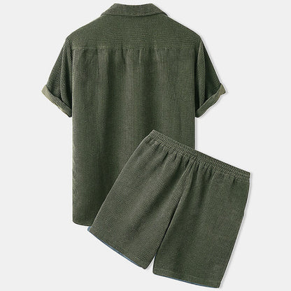 Solid Color Two Piece Set