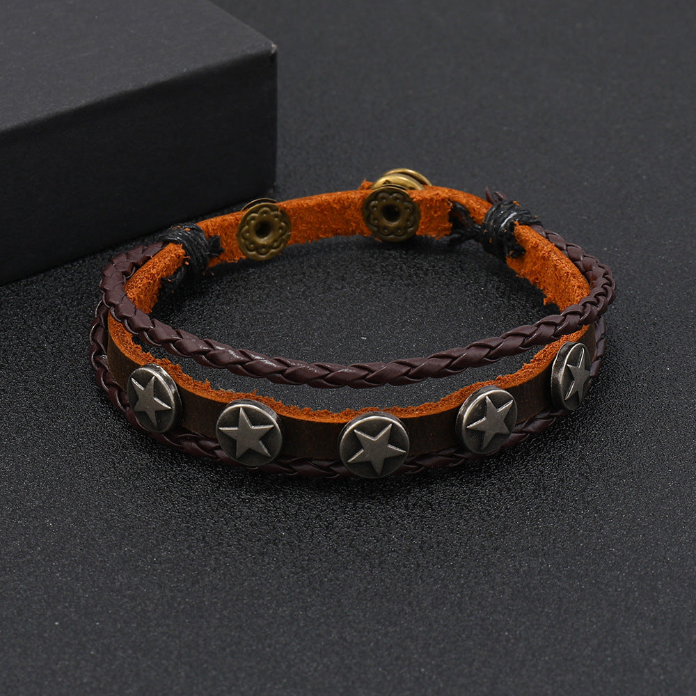Men's Genuine Leather Bracelet