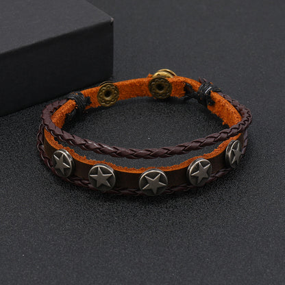 Men's Genuine Leather Bracelet