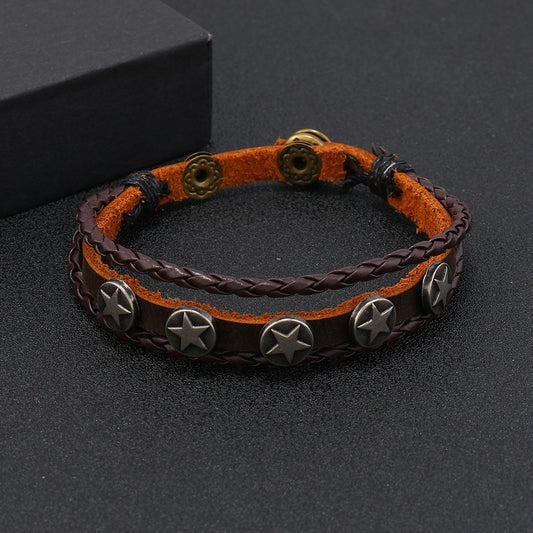 Men's Genuine Leather Bracelet