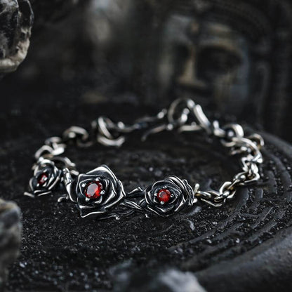 Dark Style Vintage Thorn Rose Bracelet