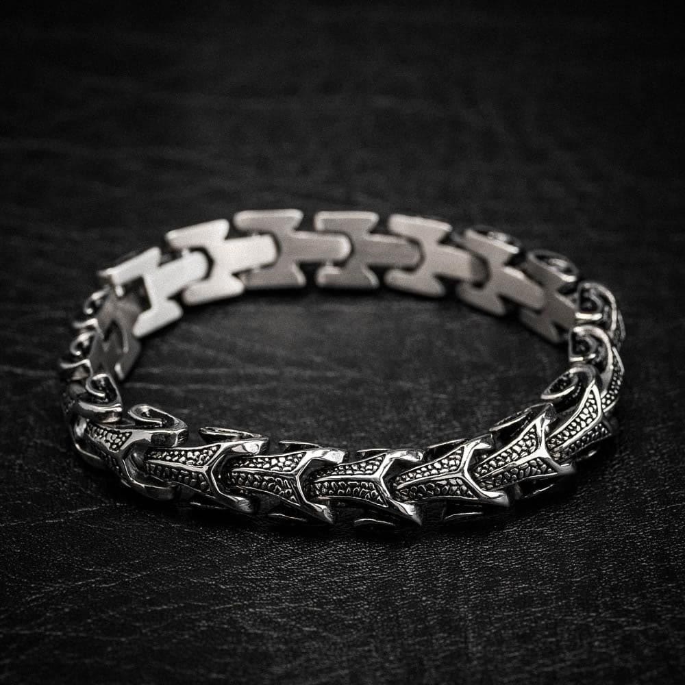 Vintage Dragon Bones Stainless Steel Animal Bracelet