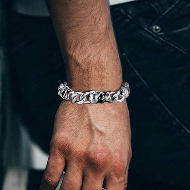 Street Hip Hop Style Skull Bracelet