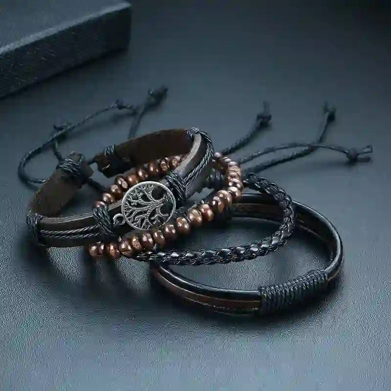 Tree Of Life Handmade Leather Bracelet