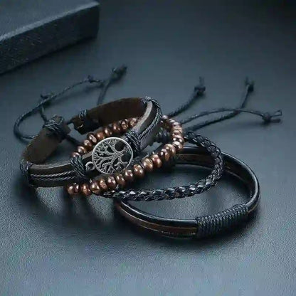 Tree Of Life Handmade Leather Bracelet