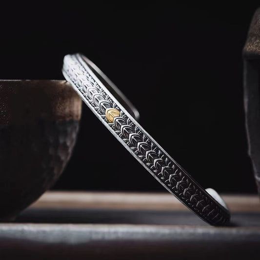 Dragon Armor Open Adjustable Bracelet