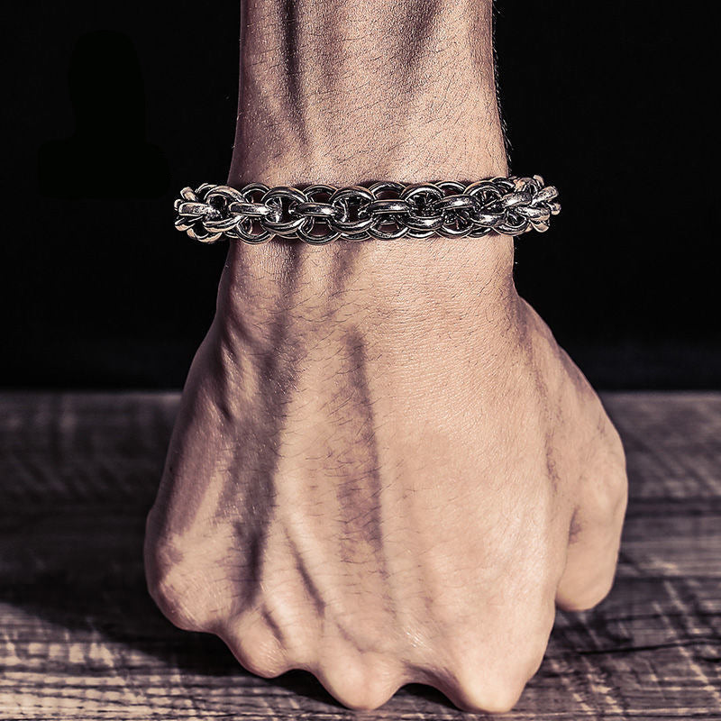 925 Silver Men's cross personality cool ins niche design trendy brand jewelry