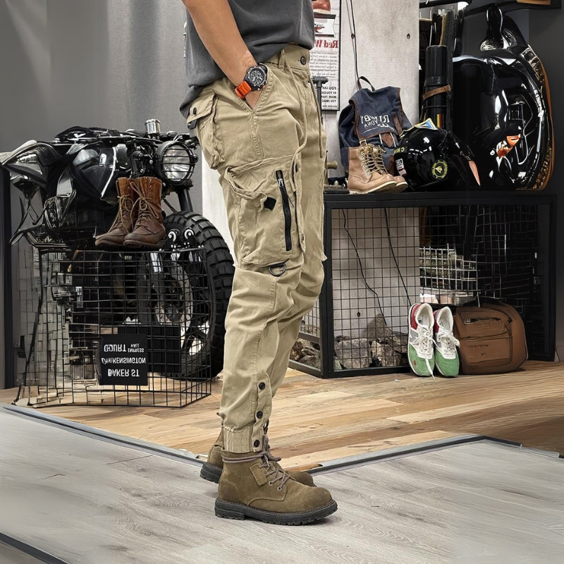 Chictango Pockets Slim Cargo Pants