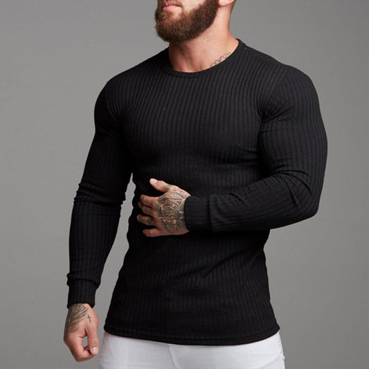 Knit Muscle Fit T-shirt