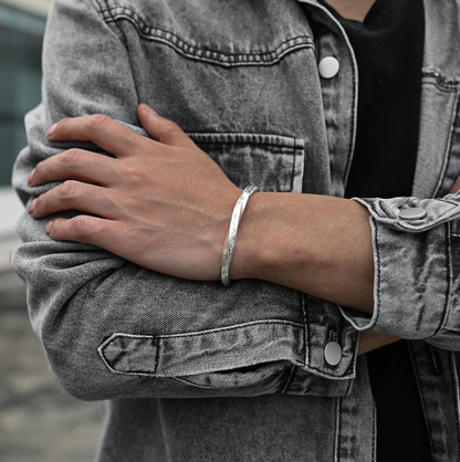 925 Silver Viking Alphabet Bracelet