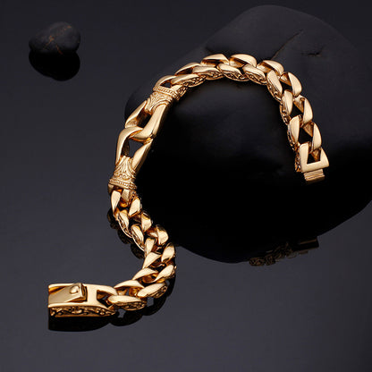 925 Silver Ethnic Pattern Bracelet