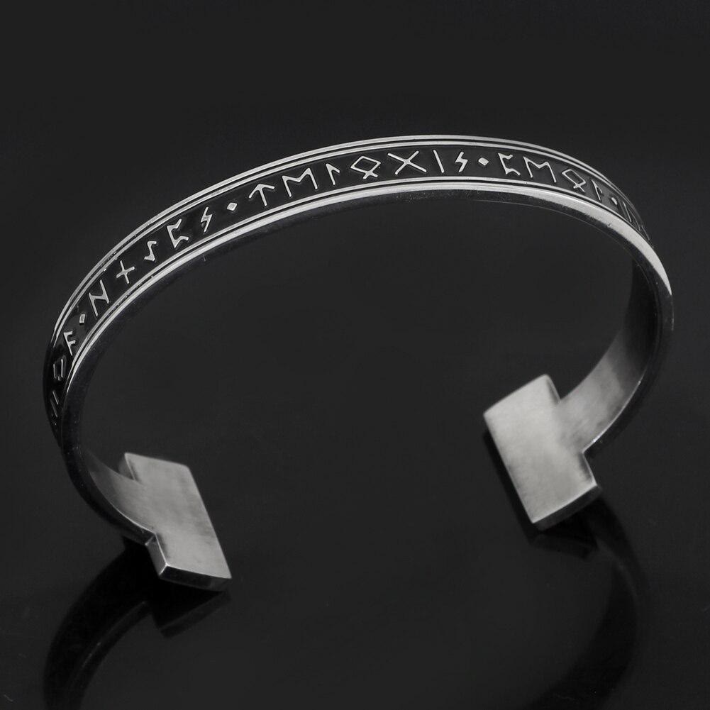 Viking Arm Ring With Elder Rune Bracelet