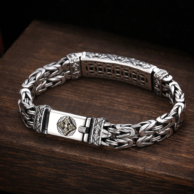 925 Silver original hip hop character bracelet