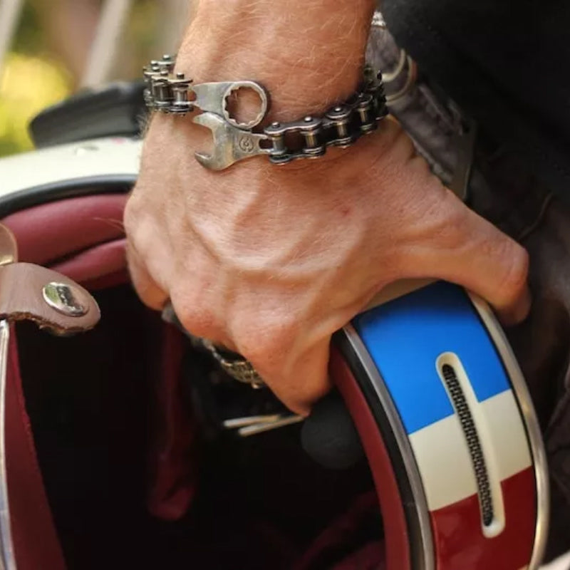 Silver Wrench Bracelet